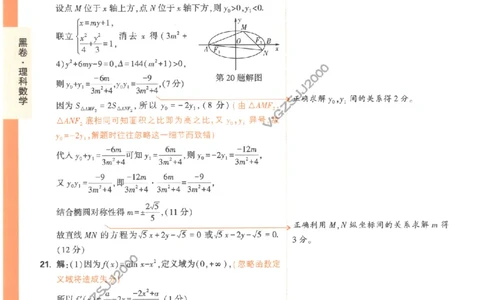 黑卷答案-数学（理）_2023高考押题卷_腾远黑白卷（官方只发售理科及新高考版本）_理科版_2023年《腾远高考黑白卷》理科数学（全国卷）