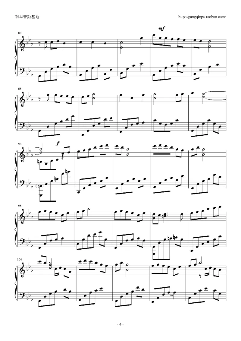 03、容祖儿（145页，共29首）_一万首著名钢琴曲谱哈农贝多芬合集视频教学电子版高清无水印可打印_3流行音乐谱_流行钢琴谱合集形式_高清PDF无水印