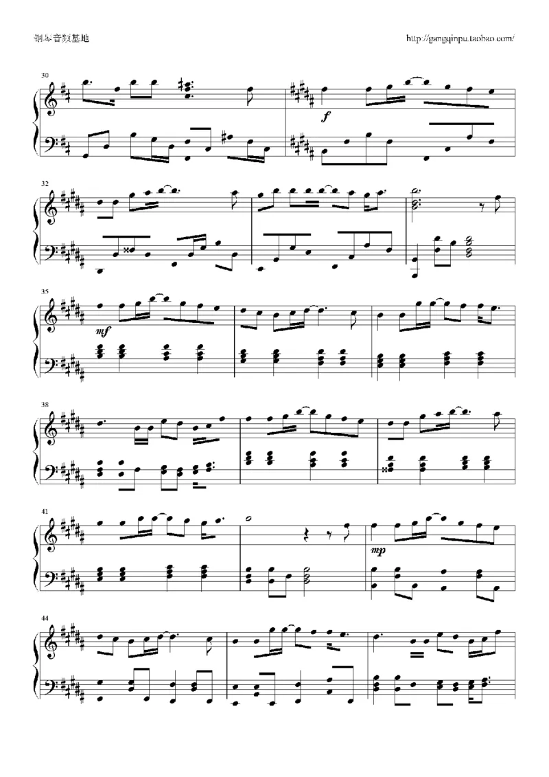 03、容祖儿（145页，共29首）_一万首著名钢琴曲谱哈农贝多芬合集视频教学电子版高清无水印可打印_3流行音乐谱_流行钢琴谱合集形式_高清PDF无水印