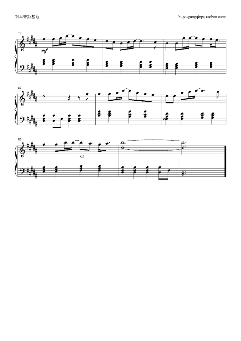 03、容祖儿（145页，共29首）_一万首著名钢琴曲谱哈农贝多芬合集视频教学电子版高清无水印可打印_3流行音乐谱_流行钢琴谱合集形式_高清PDF无水印