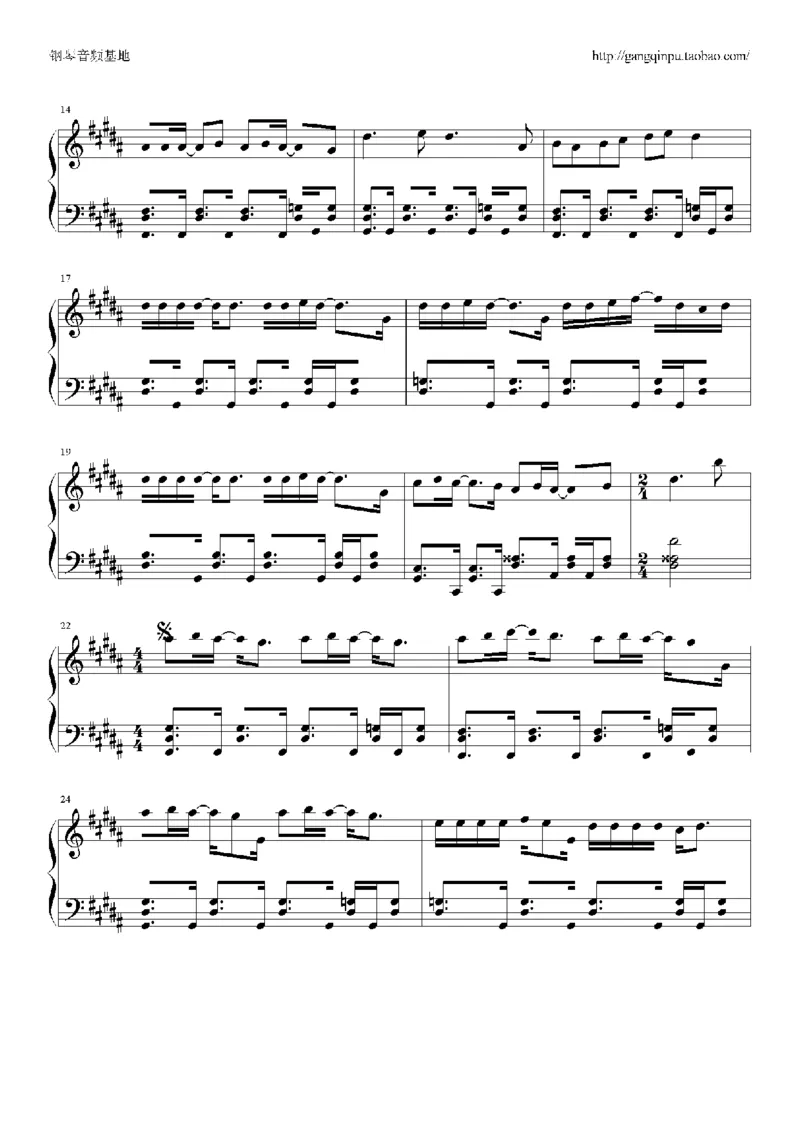03、容祖儿（145页，共29首）_一万首著名钢琴曲谱哈农贝多芬合集视频教学电子版高清无水印可打印_3流行音乐谱_流行钢琴谱合集形式_高清PDF无水印