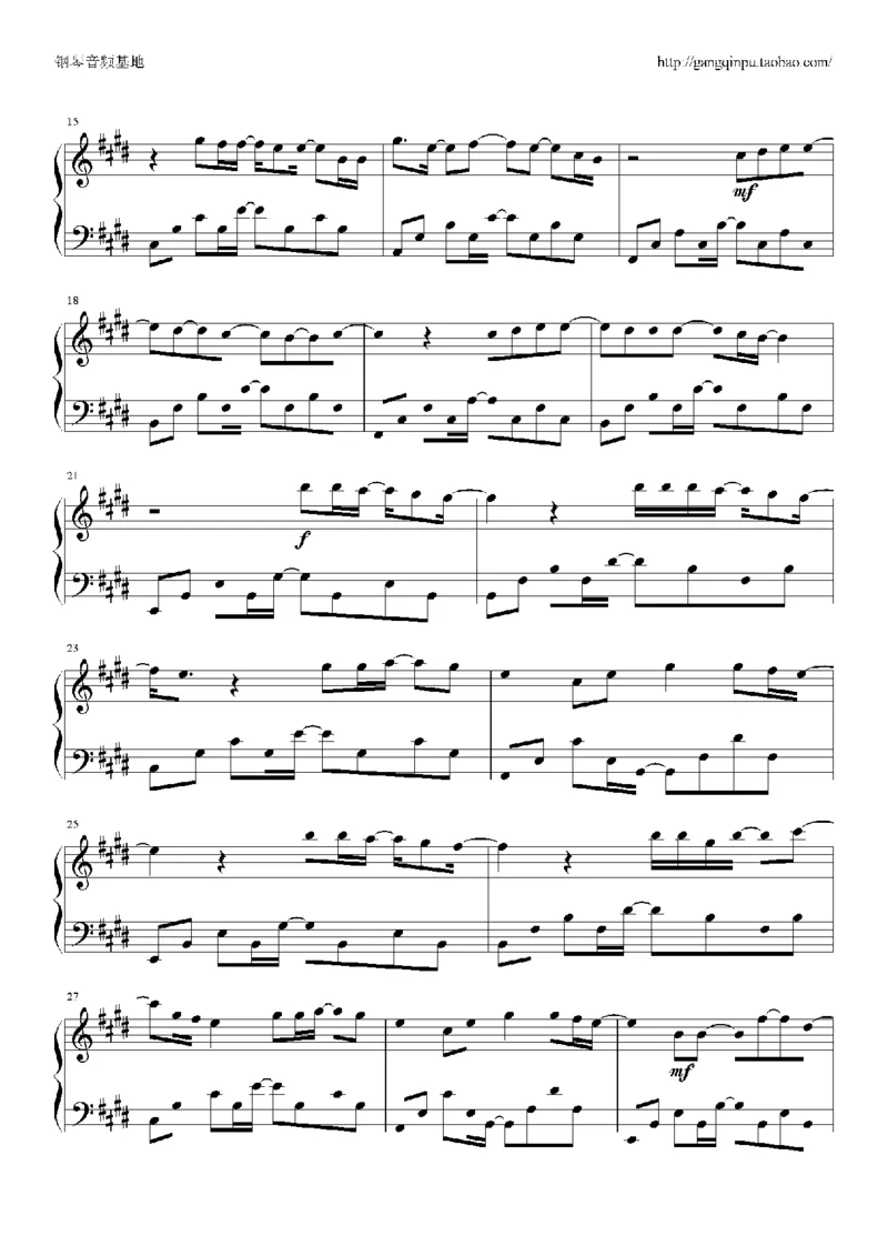 03、容祖儿（145页，共29首）_一万首著名钢琴曲谱哈农贝多芬合集视频教学电子版高清无水印可打印_3流行音乐谱_流行钢琴谱合集形式_高清PDF无水印