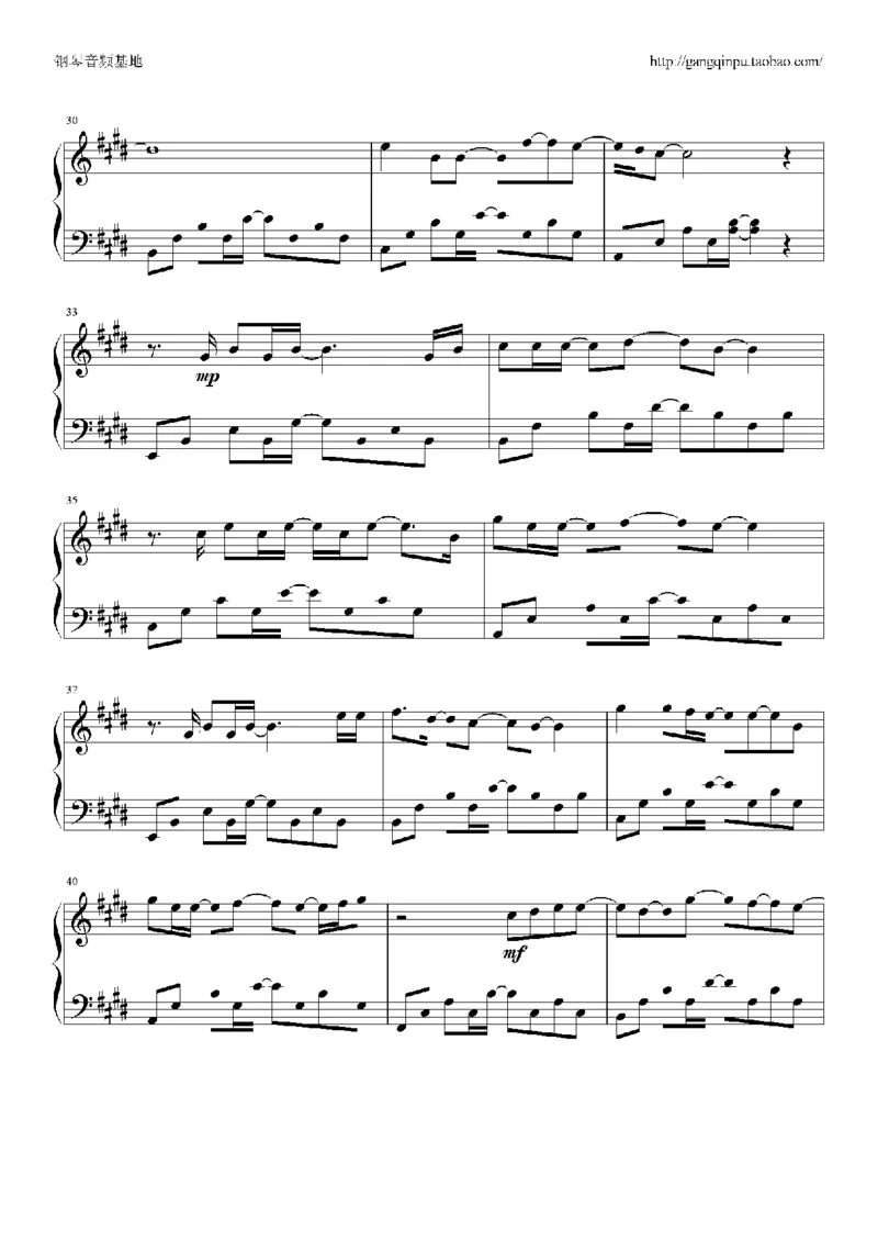 03、容祖儿（145页，共29首）_一万首著名钢琴曲谱哈农贝多芬合集视频教学电子版高清无水印可打印_3流行音乐谱_流行钢琴谱合集形式_高清PDF无水印