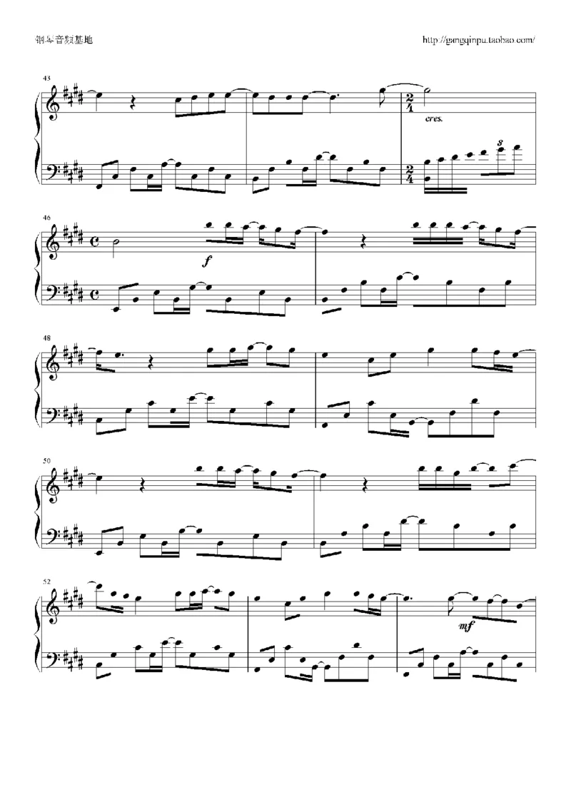 03、容祖儿（145页，共29首）_一万首著名钢琴曲谱哈农贝多芬合集视频教学电子版高清无水印可打印_3流行音乐谱_流行钢琴谱合集形式_高清PDF无水印