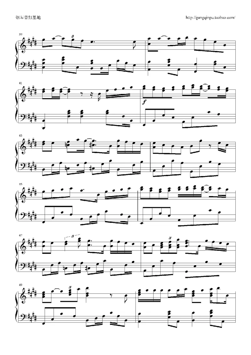 03、容祖儿（145页，共29首）_一万首著名钢琴曲谱哈农贝多芬合集视频教学电子版高清无水印可打印_3流行音乐谱_流行钢琴谱合集形式_高清PDF无水印