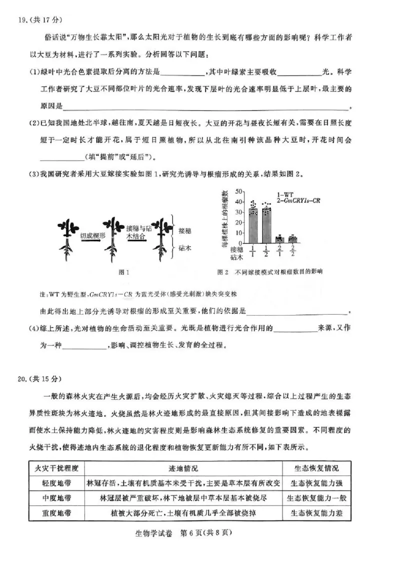 生物试卷_8月_240822湖北省圆创联盟2025届高三上学期8月开学考暨湖北省高中名校联盟2025届高三第一次联合测评_湖北省圆创联盟2025届高三上学期8月开学考生物