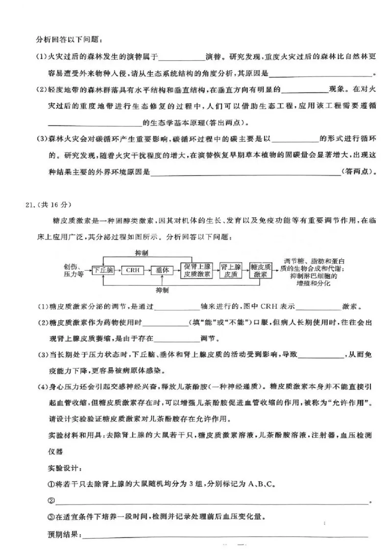 生物试卷_8月_240822湖北省圆创联盟2025届高三上学期8月开学考暨湖北省高中名校联盟2025届高三第一次联合测评_湖北省圆创联盟2025届高三上学期8月开学考生物