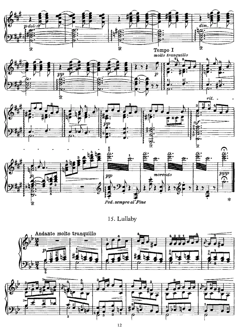 19NorwegianFolkSongs,Op66_一万首著名钢琴曲谱哈农贝多芬合集视频教学电子版高清无水印可打印_1古典钢琴知名音乐家谱_格里格钢琴谱全集_其他