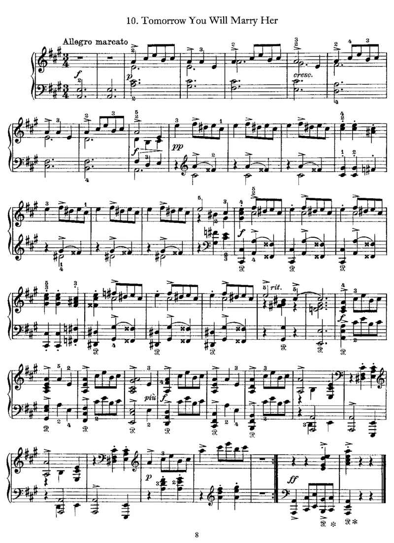 19NorwegianFolkSongs,Op66_一万首著名钢琴曲谱哈农贝多芬合集视频教学电子版高清无水印可打印_1古典钢琴知名音乐家谱_格里格钢琴谱全集_其他