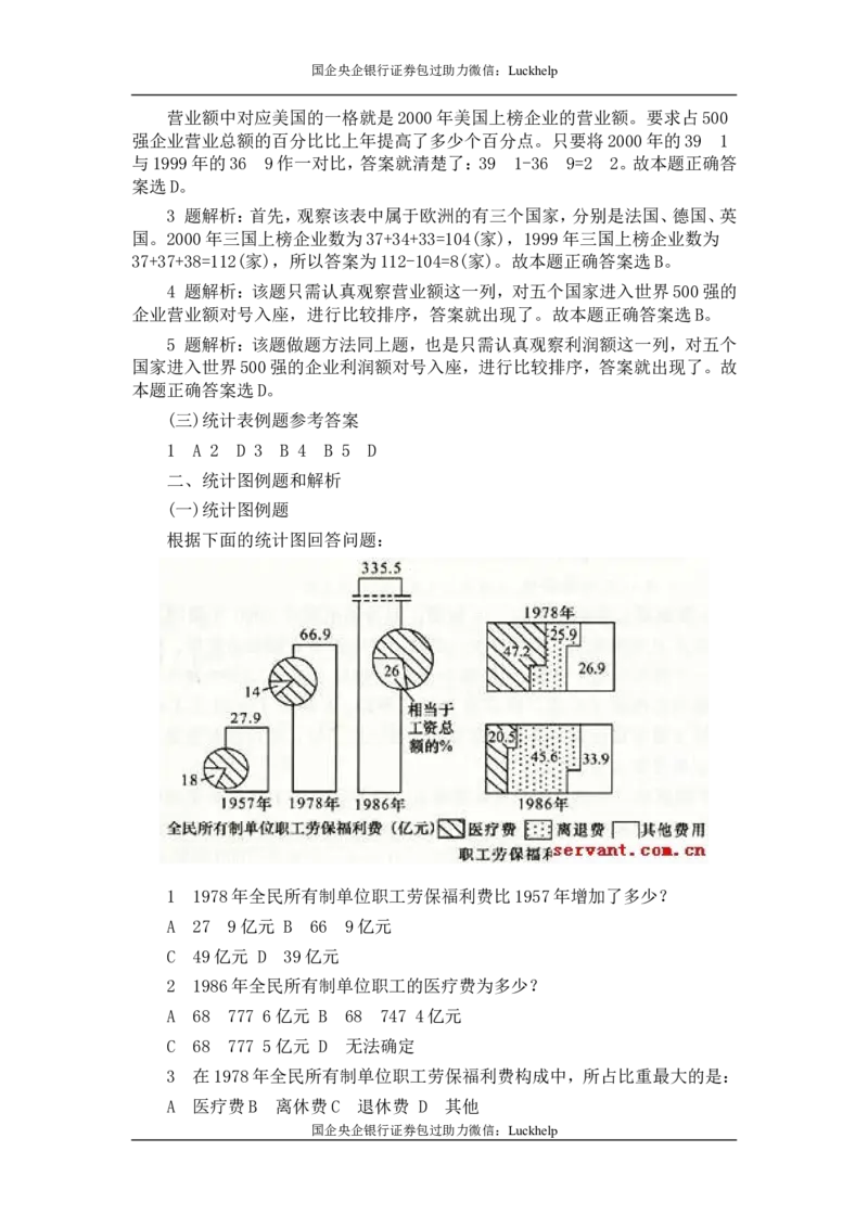 资料分析解读_中储粮笔试通关资料_7.模块专项练习题库_资料分析模块