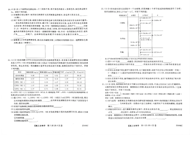 生物学_8月_240819山西省朔州市怀仁市第一中学校2025届高三上学期摸底考试_山西省朔州市怀仁市第一中学校2024-2025学年高三上学期摸底考试生物学试题