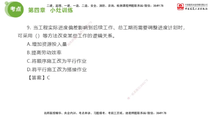 06节2025年监理工程师目标控制考前小灶（05.11）_监理工程师_2025监理工程师_2025年监理工程师SVIP_2025年监理土建控制SVIP_04-冲刺串讲✿考点强化✿小灶集训_讲义