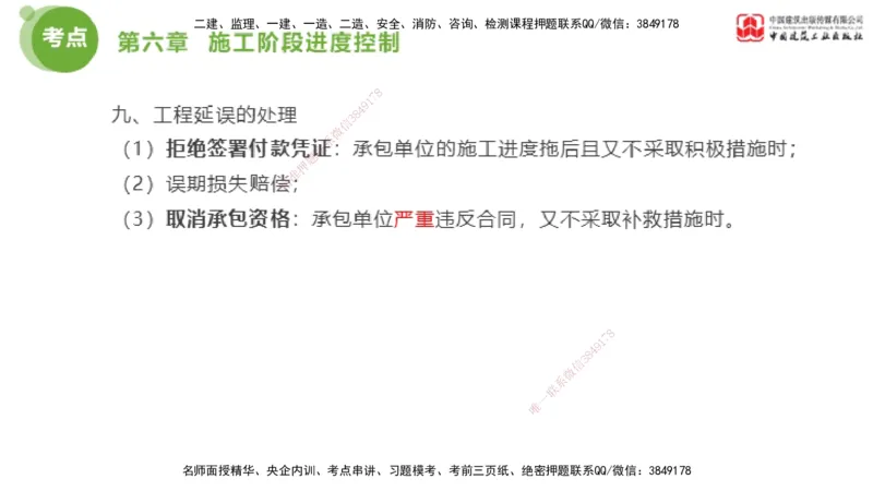 06节2025年监理工程师目标控制考前小灶（05.11）_监理工程师_2025监理工程师_2025年监理工程师SVIP_2025年监理土建控制SVIP_04-冲刺串讲✿考点强化✿小灶集训_讲义