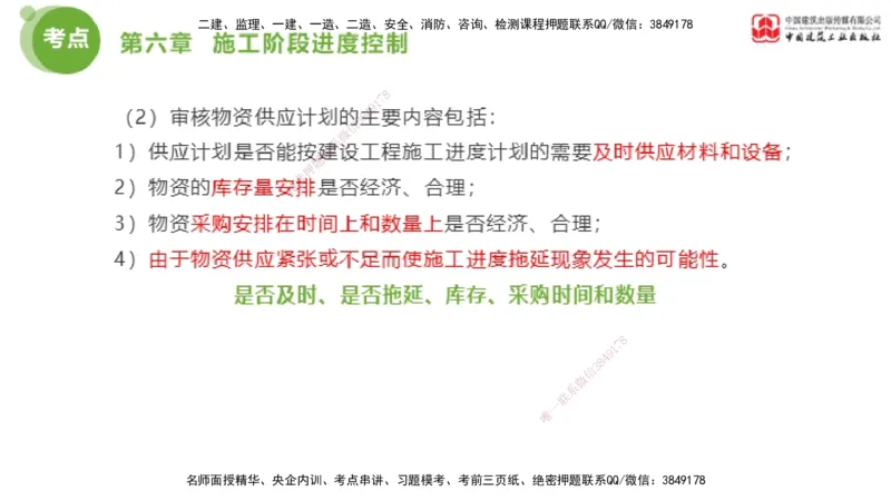 06节2025年监理工程师目标控制考前小灶（05.11）_监理工程师_2025监理工程师_2025年监理工程师SVIP_2025年监理土建控制SVIP_04-冲刺串讲✿考点强化✿小灶集训_讲义