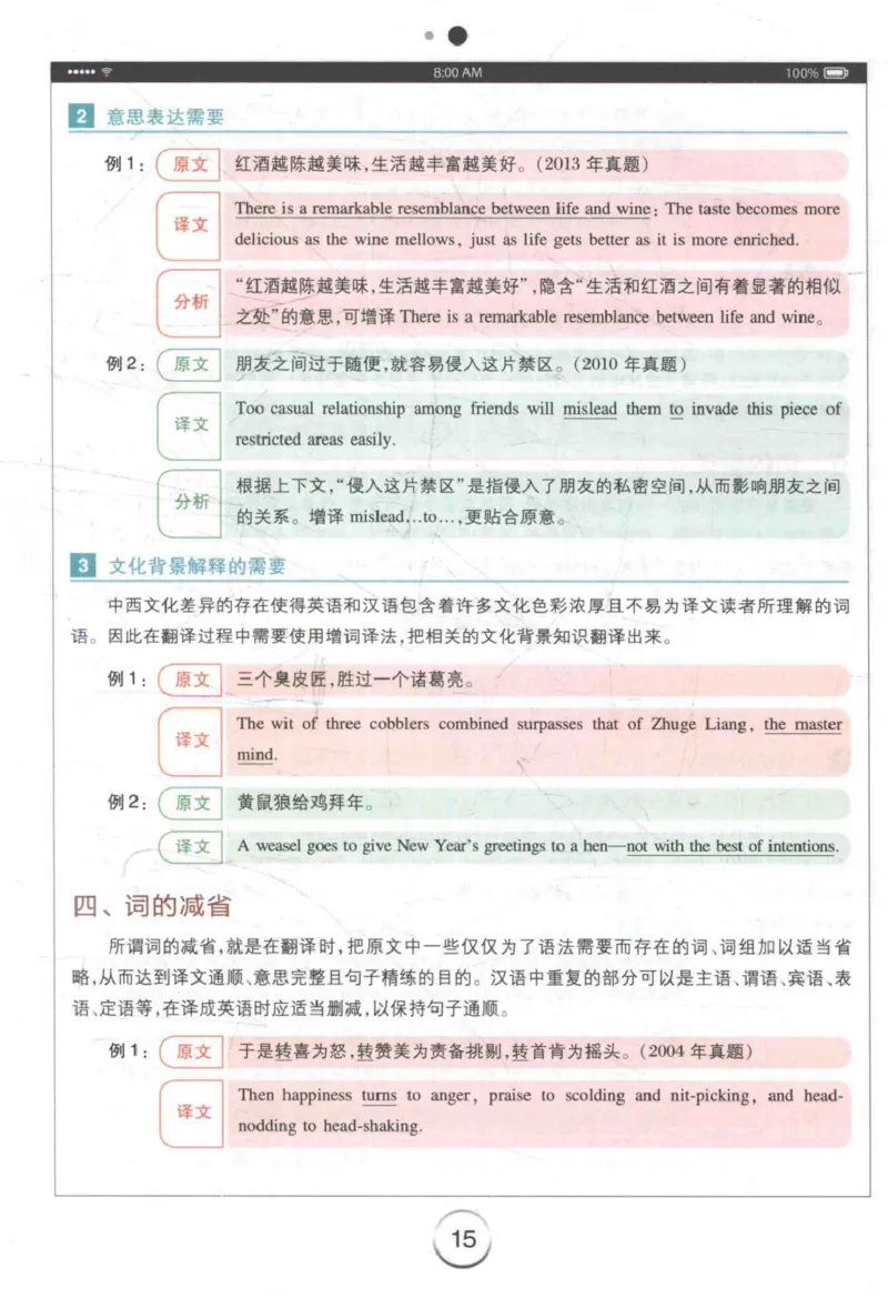 星火《专八翻译180篇》_2025专四专八真题及备考资料_2009-2024专八真题+备考资料_专八资料电子书_24专八翻译专题资料_星火《专八翻译180篇》