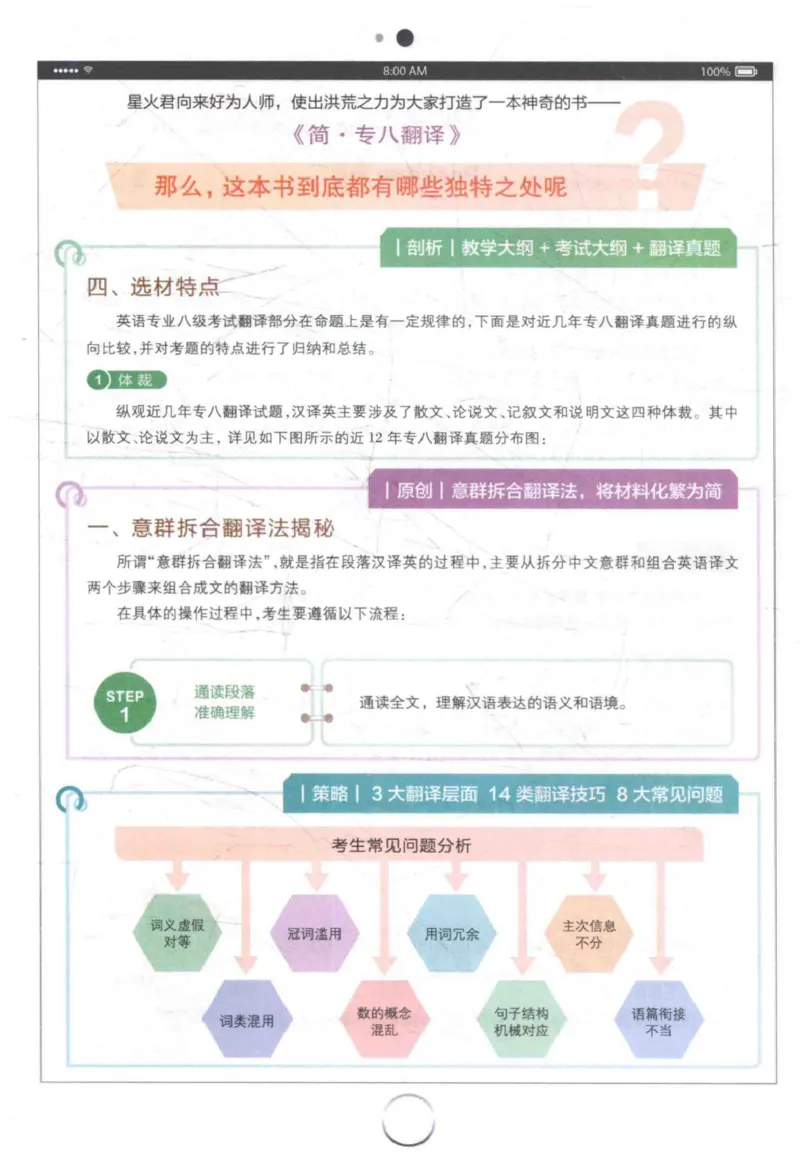 星火《专八翻译180篇》_2025专四专八真题及备考资料_2009-2024专八真题+备考资料_专八资料电子书_24专八翻译专题资料_星火《专八翻译180篇》