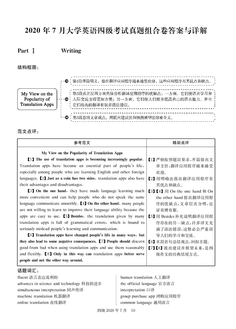 打印版答案解析2018-2022.06四级真题_英语四六级整合_英语四六级真题版本二此版为主此文件夹会持续更新_四级真题_1.四级真题+答案解析+听力音频(1989-2025)