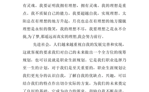 经管类大学生职业生涯规划_E6-职业规划_48经济管理、经济学专业