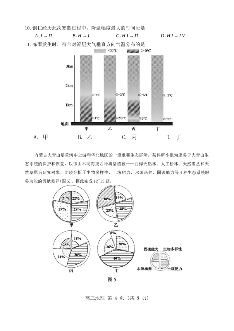 2024届辽宁省沈阳市高三下学期教学质量监测（三）地理学科试题(1)_2024年5月_025月合集_2024届辽宁省沈阳市高三下学期教学质量监测（三）