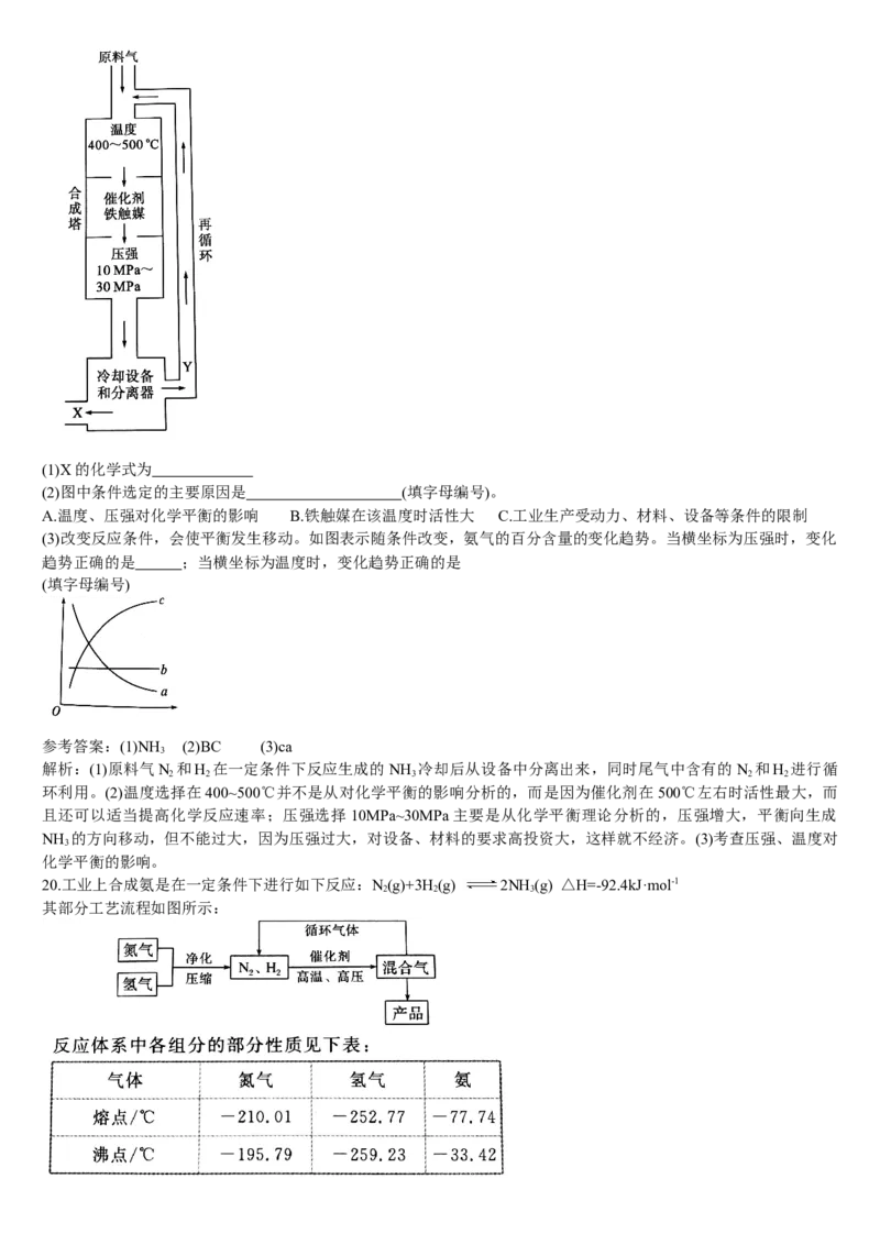 2.4化学反应的调控基础练习新教材人教版（2019）高中化学选择性必修一_E015高中全科试卷_化学试题_选修1_3.新版人教版高中化学试卷选择性必修1_1.同步练习_1.同步练习（第一套）