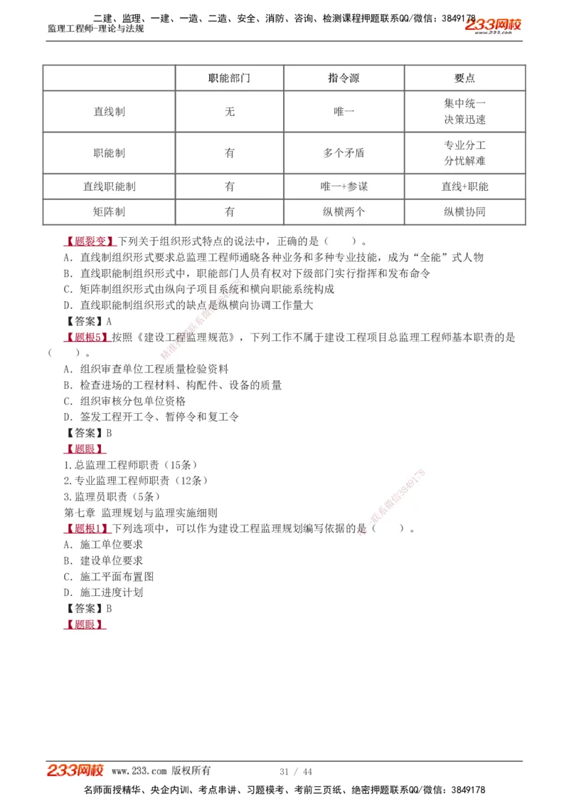1-4_监理工程师_2025监理工程师_2025年监理工程师SVIP_2025年监理概论法规SVIP_03-习题精析✿实战特训✿模考通关_08-概论《习题解析班》代楠233