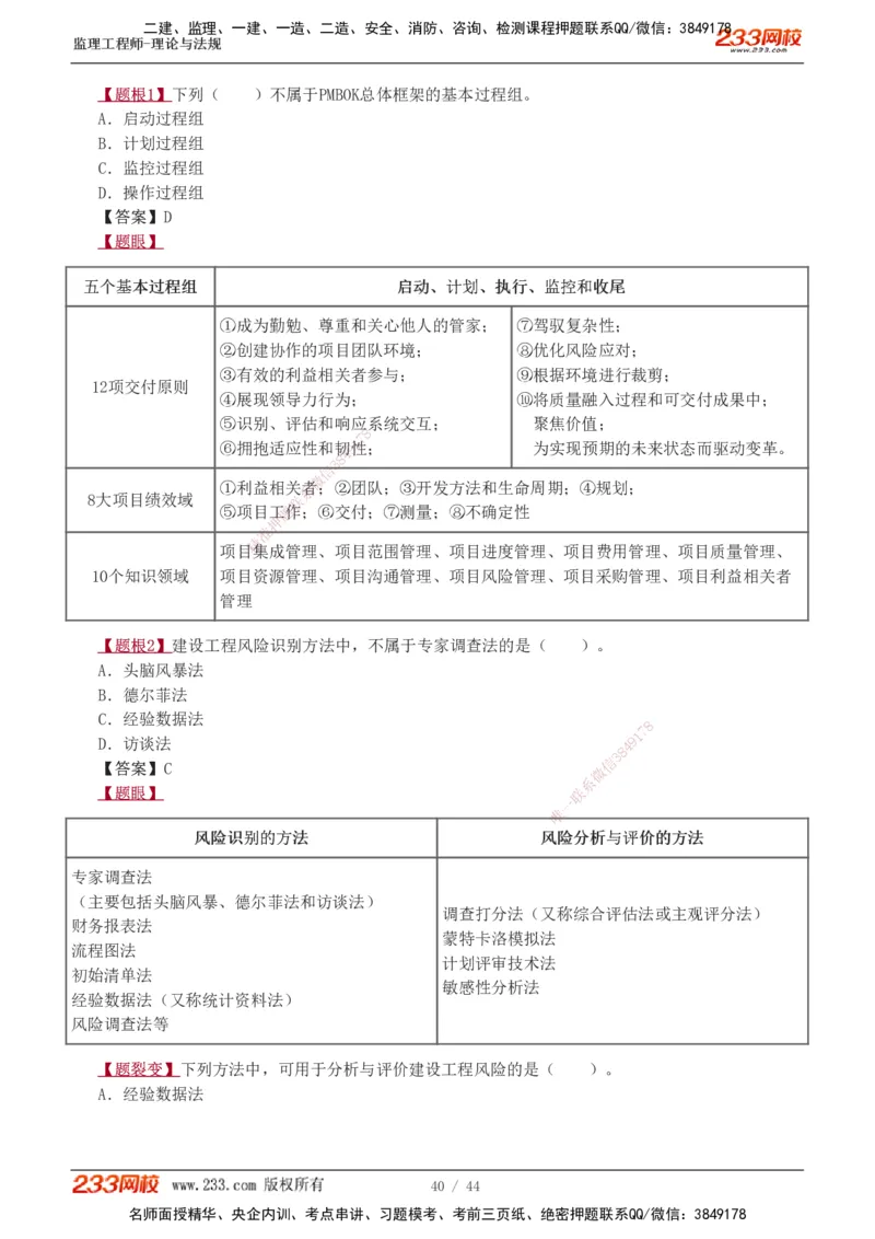 1-4_监理工程师_2025监理工程师_2025年监理工程师SVIP_2025年监理概论法规SVIP_03-习题精析✿实战特训✿模考通关_08-概论《习题解析班》代楠233
