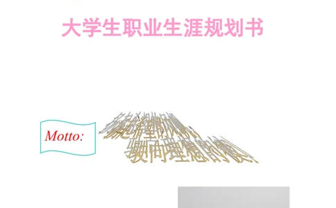 李槐勇&mdash;&mdash;职业生涯规划_E6-职业规划_90冶金专业