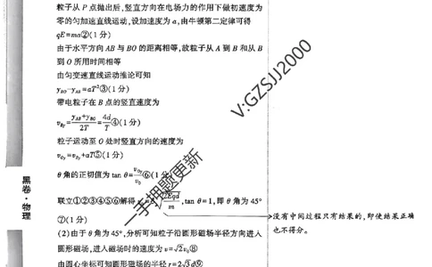 黑卷物理评分标准及详解详析_2024高考押题卷_32024腾远黑白卷_2024腾远高考黑白卷（新课标卷）_黑卷答案