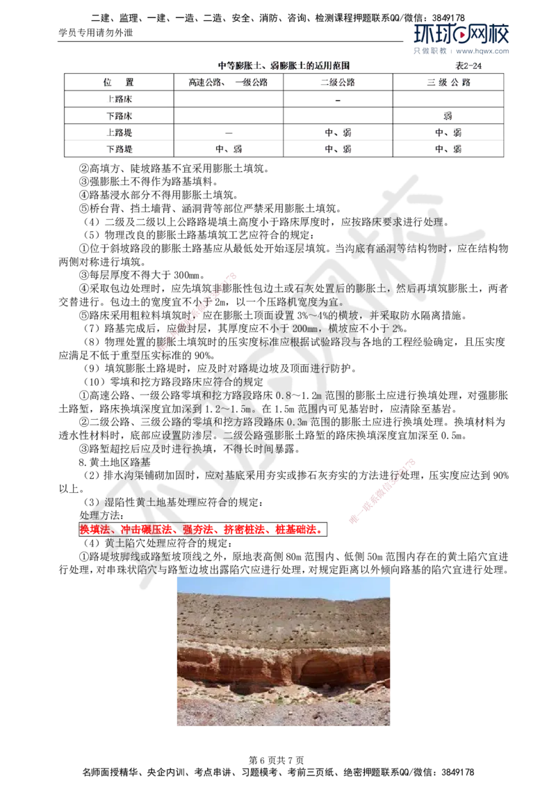 10.专业知识：第二章第四节特殊地区路基(二)_监理工程师_2025监理工程师_2025年监理工程师SVIP_2025年监理交通控制SVIP_02-基础精讲✿高端面授✿深度强化