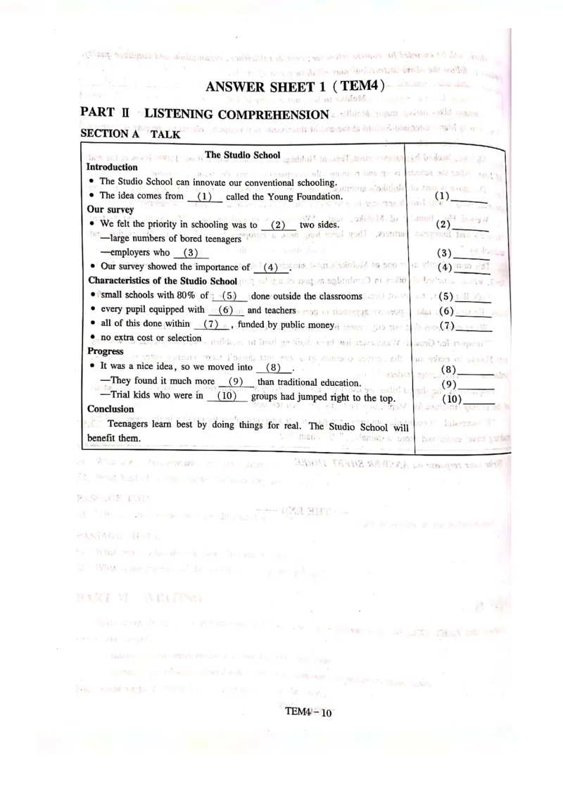 预测第一套_2025专四专八真题及备考资料_2009-2024专四真题+备考资料_专四预测押题卷13+5套_专四预测押题卷5套（附听力及解析）_预测卷