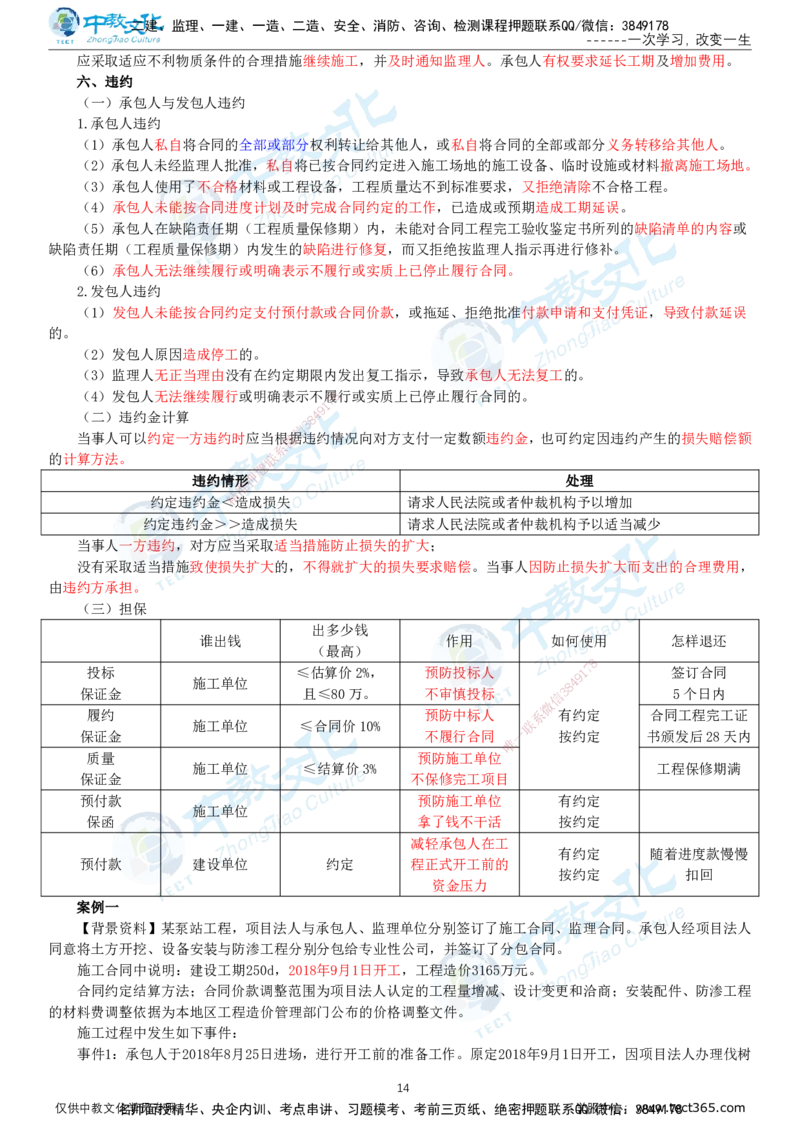 01.2025-监理-案例分析（水利）-考前私教-打印版讲义_监理工程师_2025监理工程师_2025年监理工程师SVIP_2025年监理水利案例SVIP_04-冲刺串讲✿考点强化✿小灶集训_课程讲义
