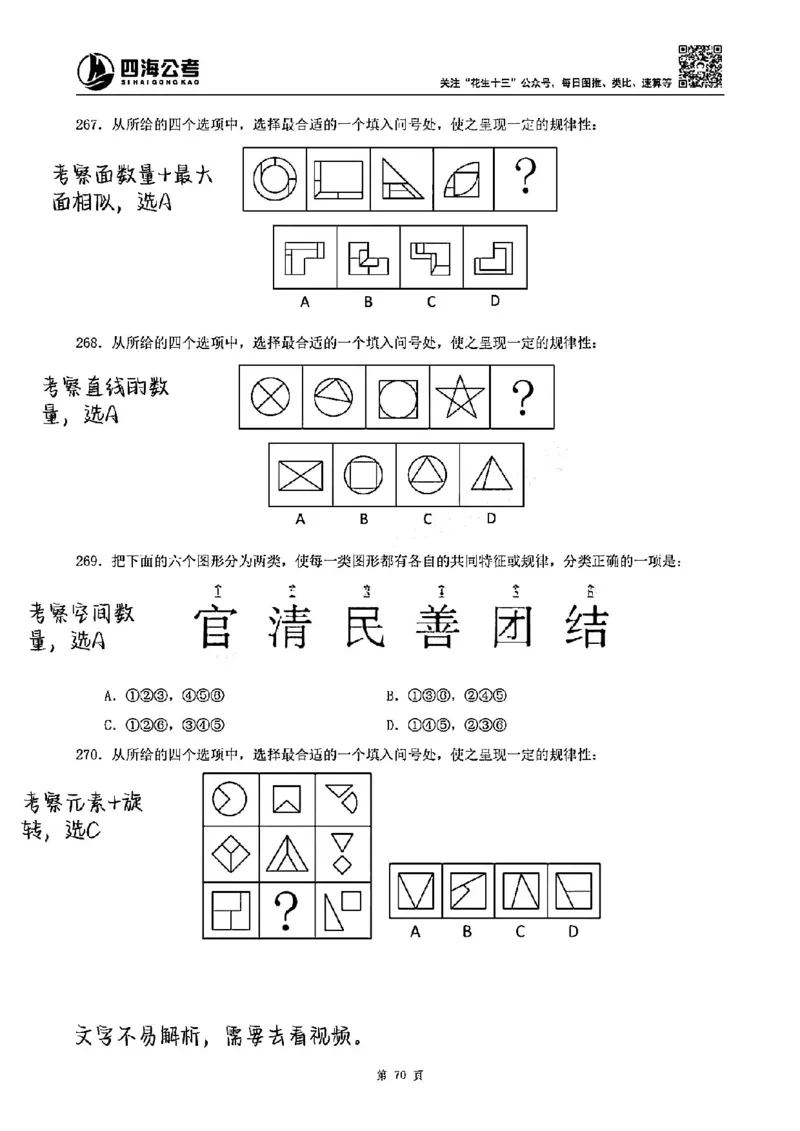龙飞丨25图推刷题600题听课笔记（答案版）_2026考公资料_（01）花生十三_（02）龙飞_龙飞笔记合集