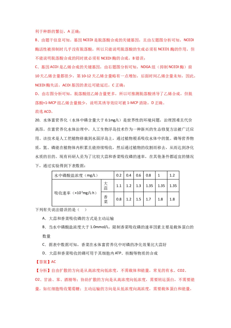 黄金卷04（解析版）-赢在高考&middot;黄金8卷备战2024年高考生物模拟卷（黑龙江专用）_2024高考押题卷_92024赢在高考全系列_赢在高考&middot;黄金8卷备战2024年高考生物模拟卷