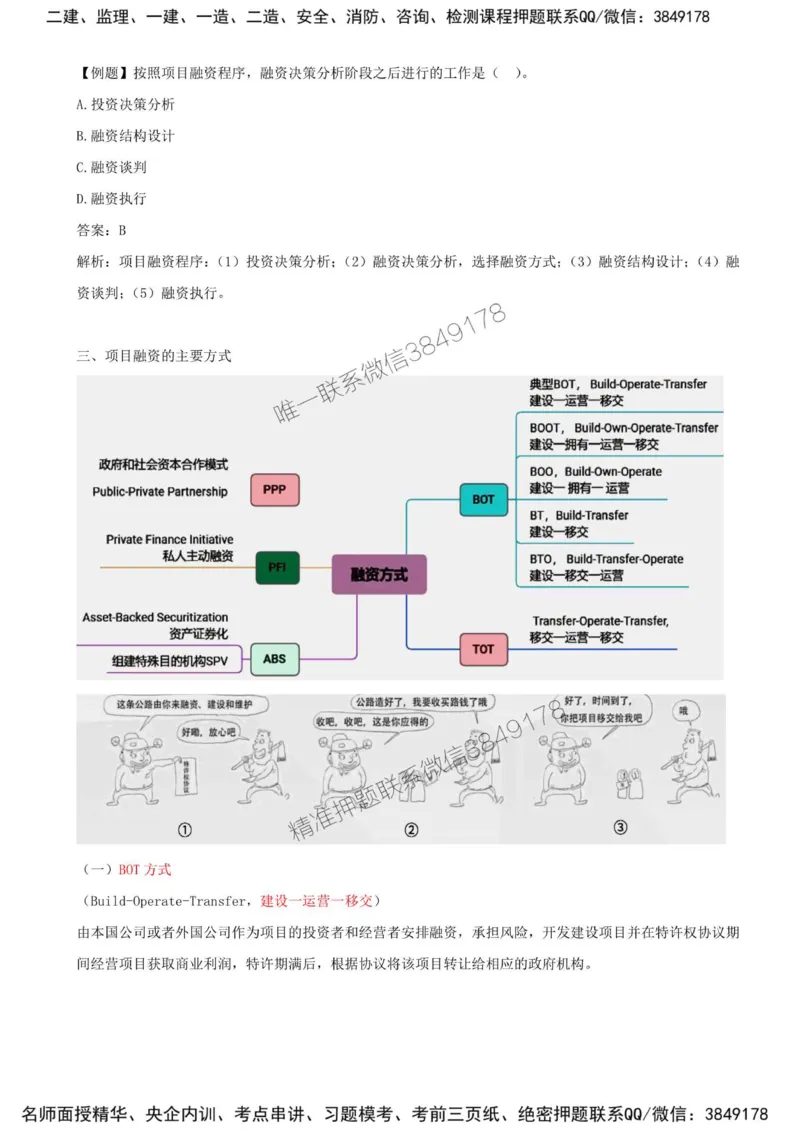 12-第三章-第二节-工程项目融资（一）_监理工程师_2025监理工程师_2025年监理工程师SVIP_2025年监理土建控制SVIP_02-基础精讲✿高端面授✿深度强化_王少杰_讲义