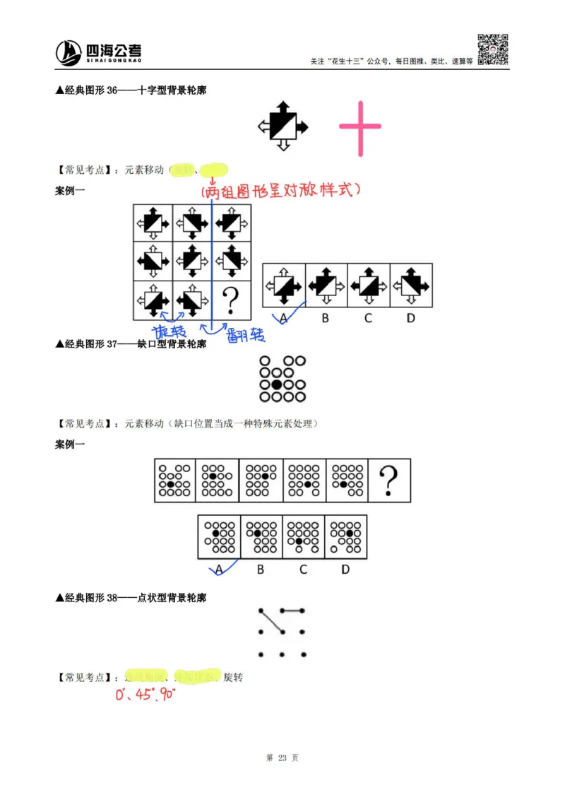 龙飞丨25百大图形推理精讲精练笔记（版本二）_2026考公资料_（01）花生十三_（02）龙飞_龙飞笔记合集