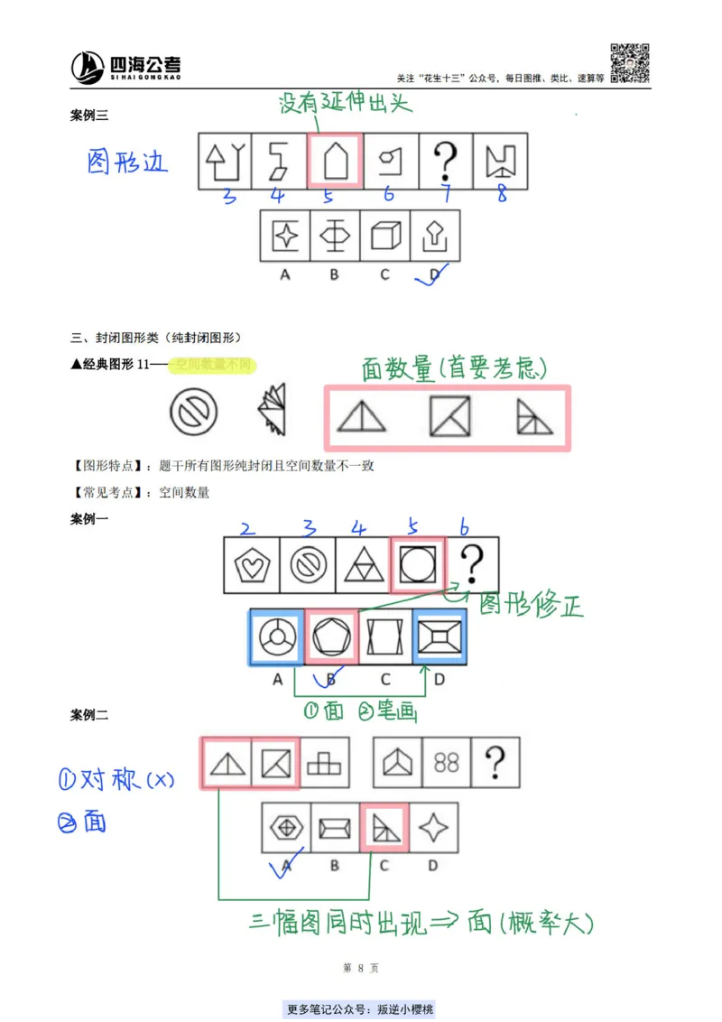 龙飞丨25百大图形推理精讲精练笔记（版本二）_2026考公资料_（01）花生十三_（02）龙飞_龙飞笔记合集