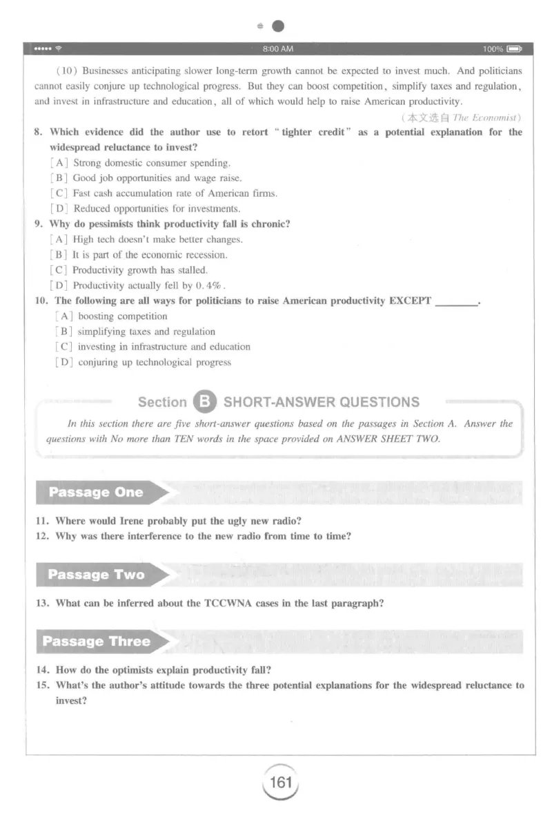 星火简&middot;专四阅读180篇267面_2025专四专八真题及备考资料_2009-2024专四真题+备考资料_2024专四备考资料合辑（电子书）_24专四阅读_2024星火专四阅读