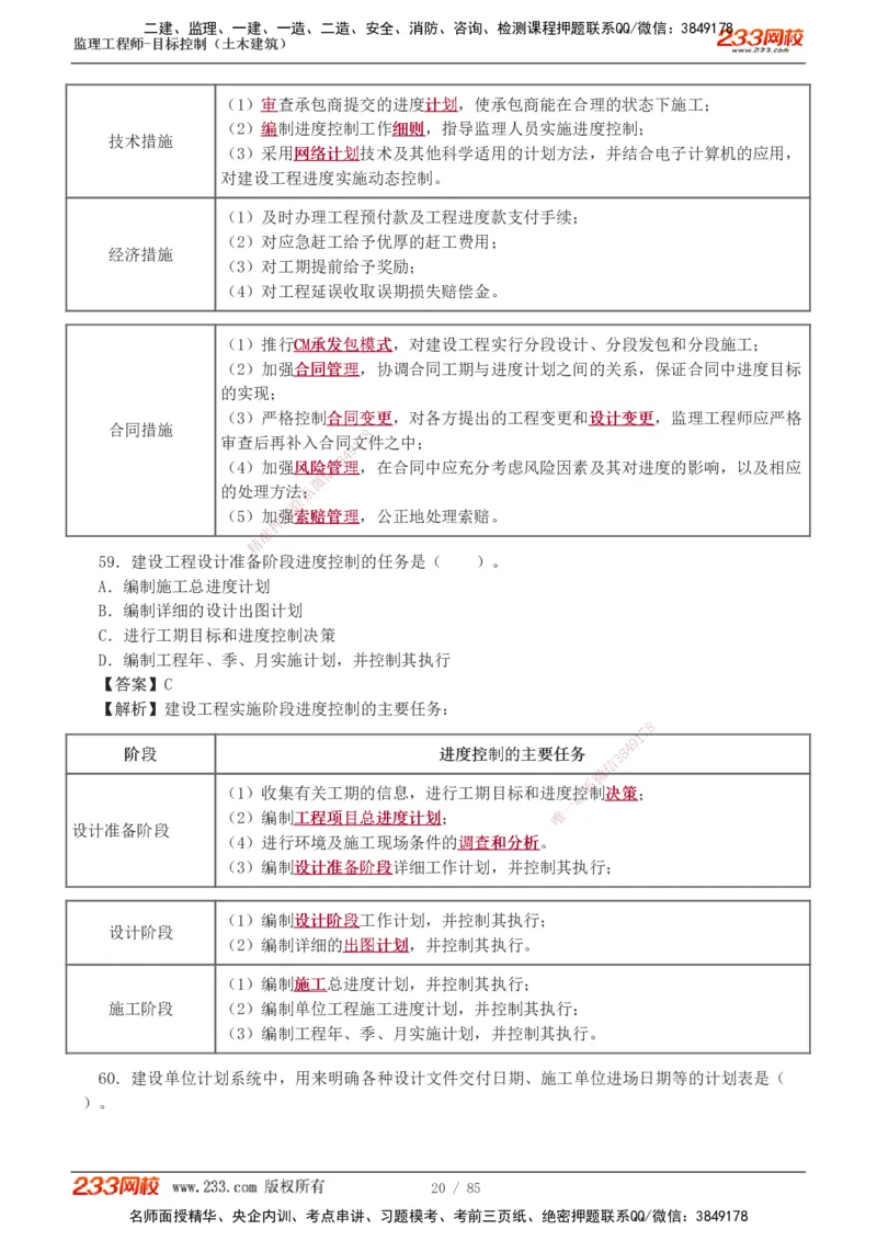 1-12_监理工程师_2025监理工程师_2025年监理工程师SVIP_2025年监理土建控制SVIP_03-习题精析✿实战特训✿模考通关_19-控制《模考金题班》江凌俊233