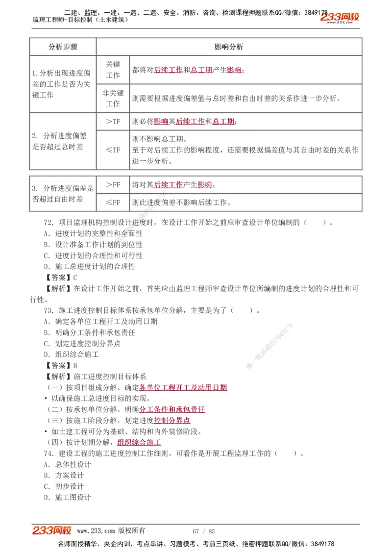 1-12_监理工程师_2025监理工程师_2025年监理工程师SVIP_2025年监理土建控制SVIP_03-习题精析✿实战特训✿模考通关_19-控制《模考金题班》江凌俊233