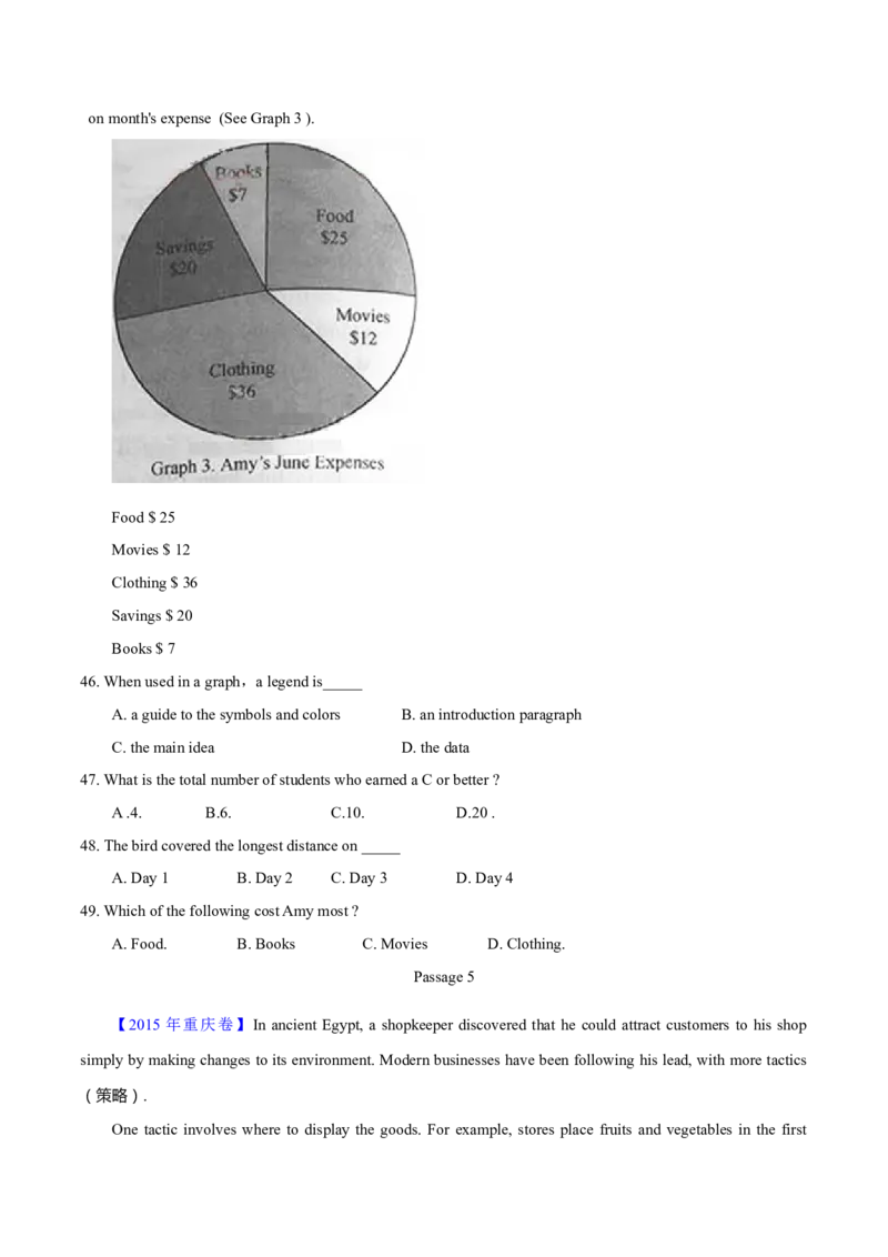 专题14阅读理解说明文（学生卷）--学易金卷：十年（2014-2023）高考真题英语分项汇编（全国通用）_近10年高考真题汇编（必刷）_十年（2014-2024）高考英语真题分类汇编（全国通用）