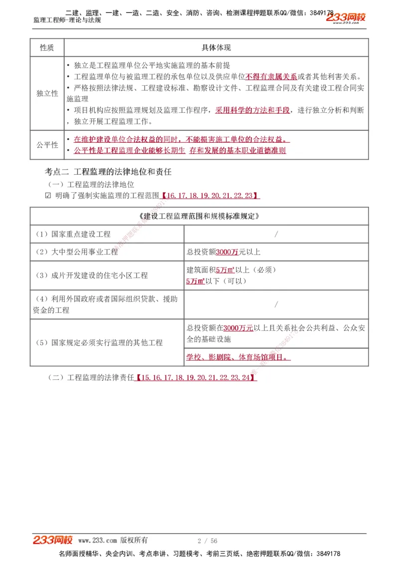 1-10_监理工程师_2025监理工程师_2025年监理工程师SVIP_2025年监理概论法规SVIP_04-冲刺串讲✿考点强化✿小灶集训_04-概论《高频考点班》代楠233