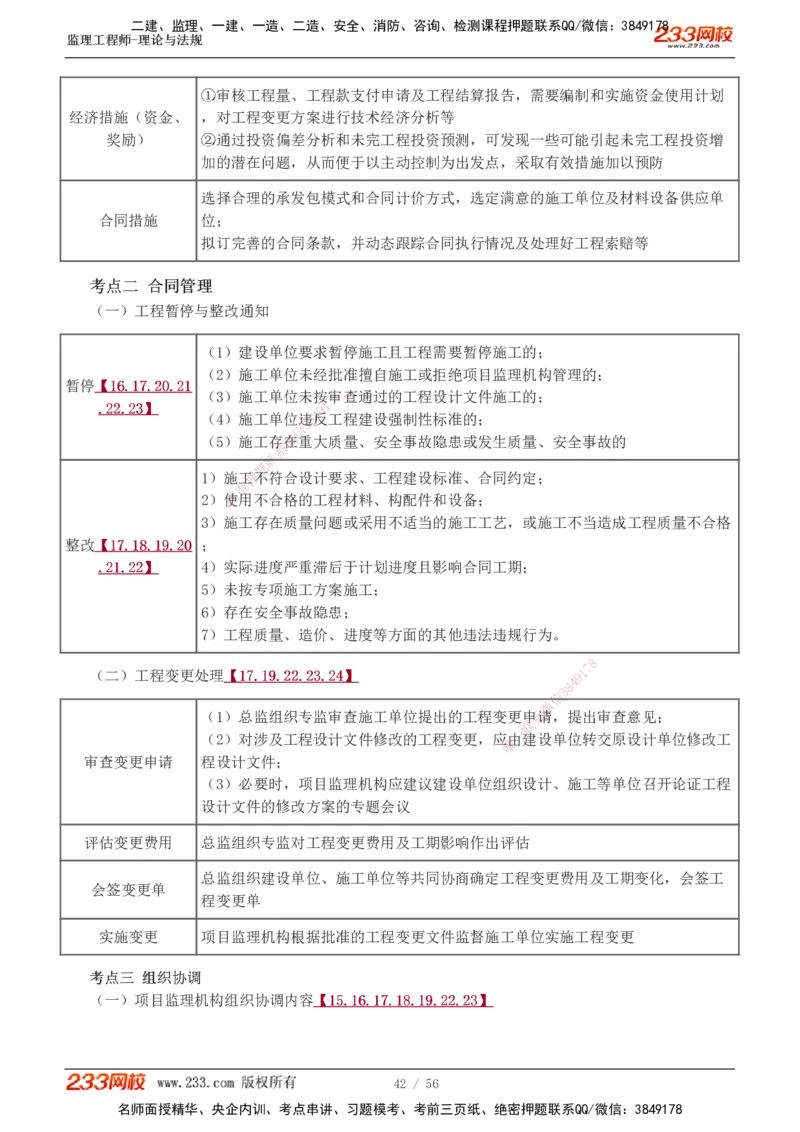 1-10_监理工程师_2025监理工程师_2025年监理工程师SVIP_2025年监理概论法规SVIP_04-冲刺串讲✿考点强化✿小灶集训_04-概论《高频考点班》代楠233