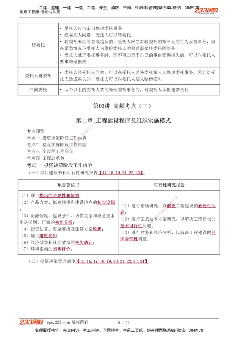 1-10_监理工程师_2025监理工程师_2025年监理工程师SVIP_2025年监理概论法规SVIP_04-冲刺串讲✿考点强化✿小灶集训_04-概论《高频考点班》代楠233