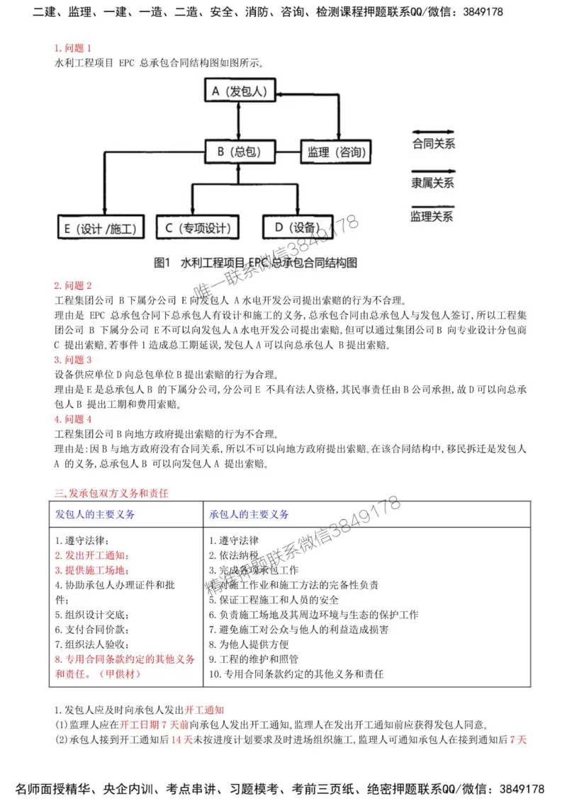 12-第三章-水利工程建设项目合同管理（一）_监理工程师_2025监理工程师_2025年监理工程师SVIP_2025年监理水利案例SVIP_02-基础精讲✿高端面授✿深度强化_讲义