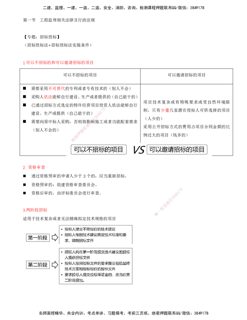 05-第三章-工程监理相关法律法规及标准（三）_监理工程师_2025监理工程师_2025年监理工程师SVIP_2025年监理概论法规SVIP_04-冲刺串讲✿考点强化✿小灶集训_讲义