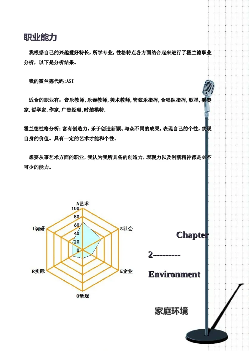 职业生涯规划书完整版--廖智慧_E6-职业规划_45音乐专业