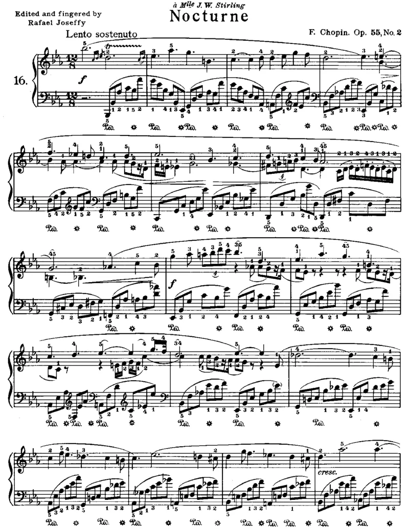 16nocturne-op-55-no-2_一万首著名钢琴曲谱哈农贝多芬合集视频教学电子版高清无水印可打印_1古典钢琴知名音乐家谱_肖邦钢琴谱全集_夜曲2版