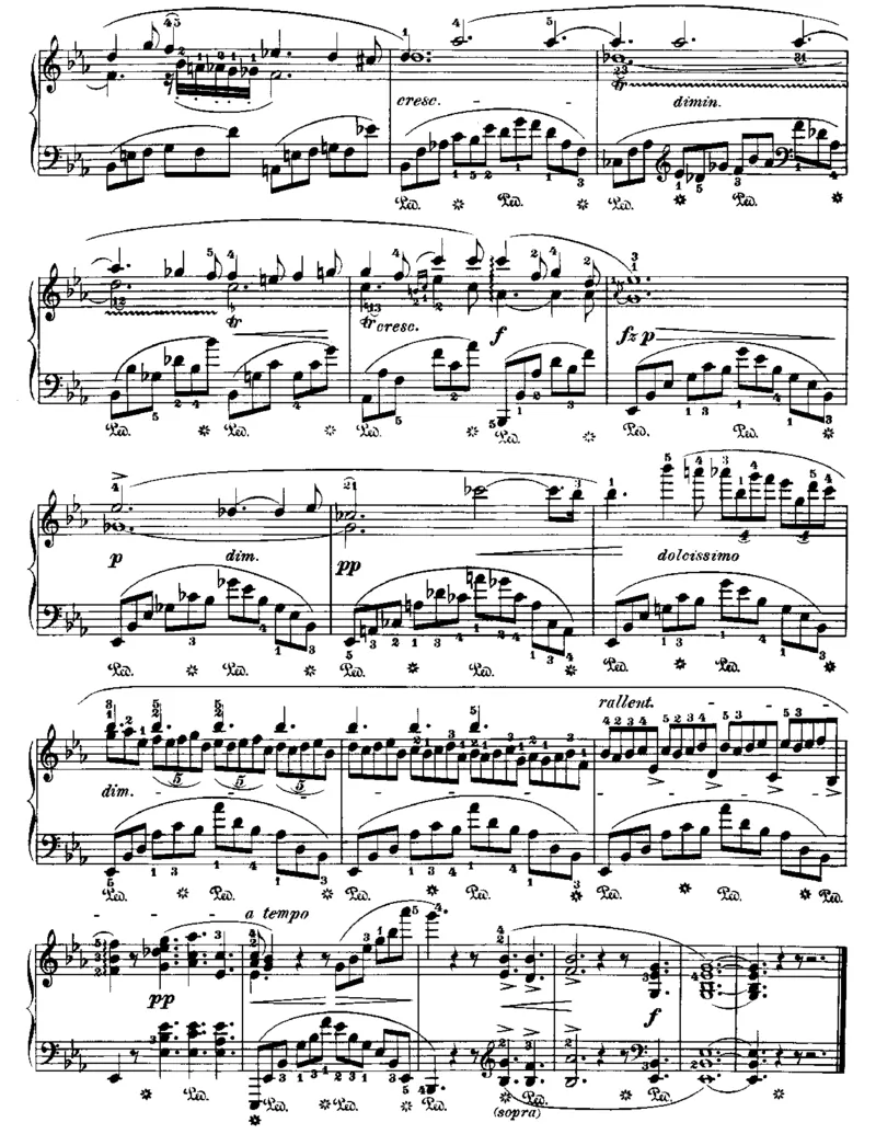 16nocturne-op-55-no-2_一万首著名钢琴曲谱哈农贝多芬合集视频教学电子版高清无水印可打印_1古典钢琴知名音乐家谱_肖邦钢琴谱全集_夜曲2版