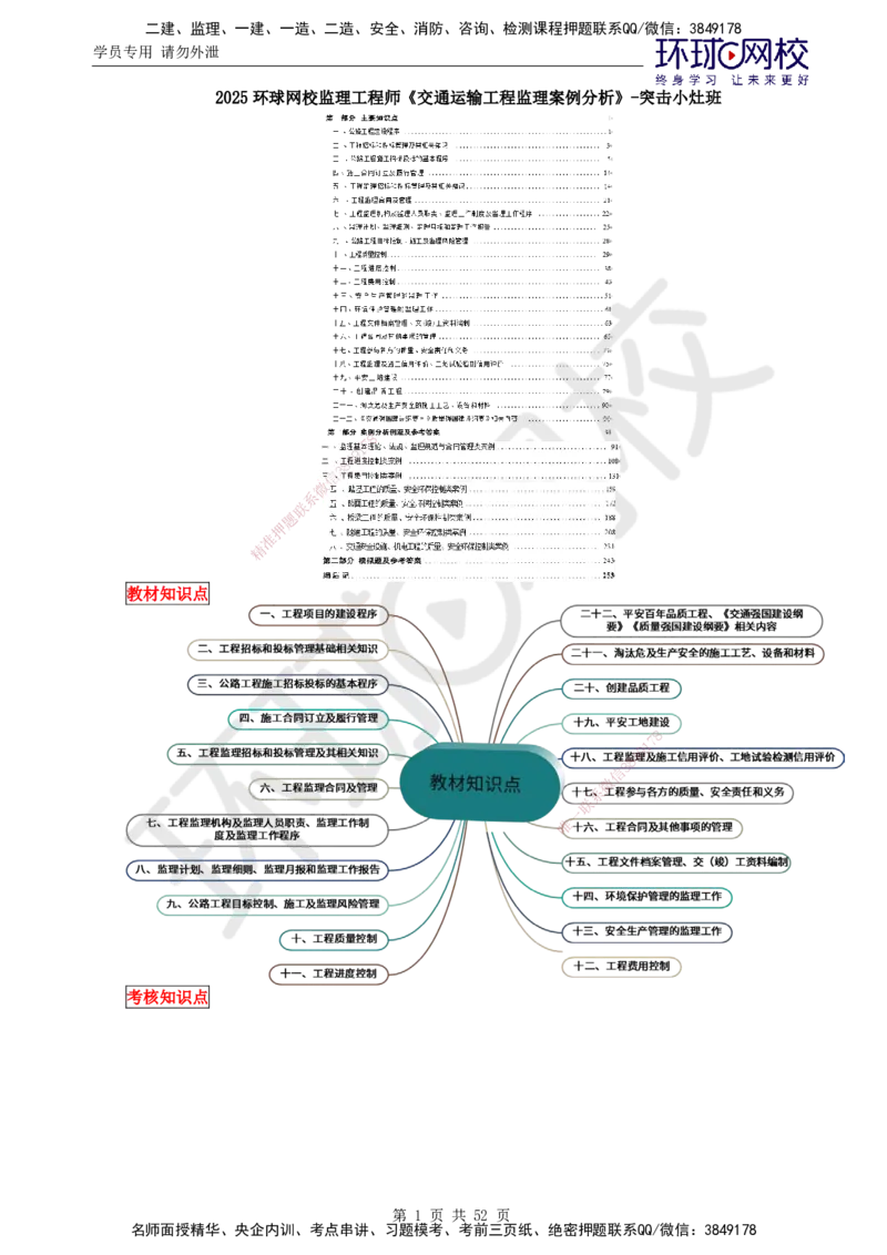 01.突击小灶班_监理工程师_2025监理工程师_2025年监理工程师SVIP_2025年监理交通案例SVIP_04-冲刺串讲✿考点强化✿小灶集训_12-交通案例《突击小灶班》李毅佳HQ推荐