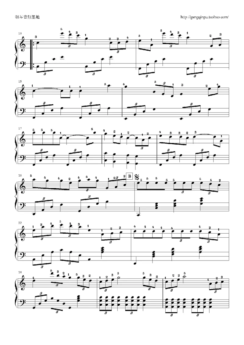 05、林文信（145页，共57首）_一万首著名钢琴曲谱哈农贝多芬合集视频教学电子版高清无水印可打印_3流行音乐谱_流行钢琴谱合集形式_高清PDF无水印